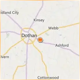 Alabama College of Osteopathic Medicine Location Map Alabama College of Osteopathic Medicine Location Map