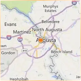 Augusta University Location Map Augusta University Location Map