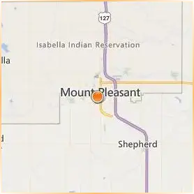 Central Michigan University Location Map Central Michigan University Location Map