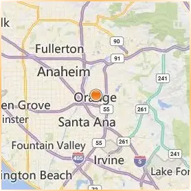 Chapman University Location Map Chapman University Location Map