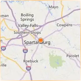 Converse University Location Map Converse University Location Map