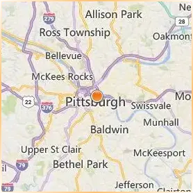 Duquesne University Location Map Duquesne University Location Map