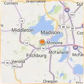 Edgewood College Location Map
