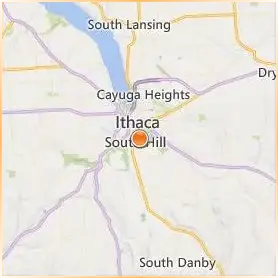 Ithaca College Location Map Ithaca College Location Map