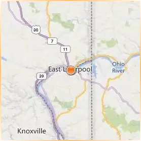 Kent State University at East Liverpool Location Map Kent State University at East Liverpool Location Map
