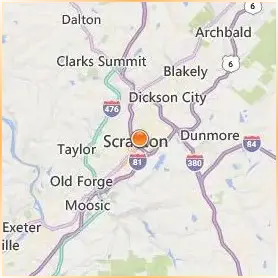 Lackawanna College Location Map Lackawanna College Location Map