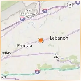 Lebanon Valley College Location Map Lebanon Valley College Location Map