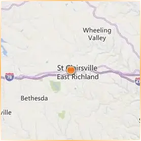 Ohio University Eastern Location Map