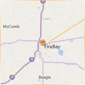 The University of Findlay Location Map The University of Findlay Location Map