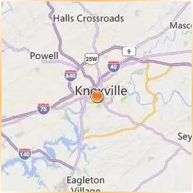 The University of Tennessee Knoxville Location Map The University of Tennessee Knoxville Location Map