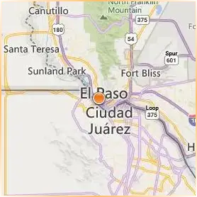 The University of Texas at El Paso Location Map The University of Texas at El Paso Location Map