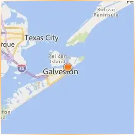 The University of Texas Medical Branch at Galveston Location Map