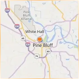 University of Arkansas at Pine Bluff Location Map University of Arkansas at Pine Bluff Location Map