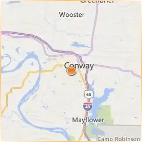 University of Central Arkansas Location Map University of Central Arkansas Location Map