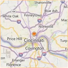 University of Cincinnati Location Map University of Cincinnati Location Map