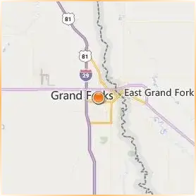University of North Dakota Location Map University of North Dakota Location Map