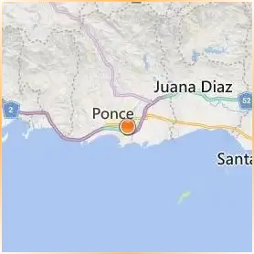 University of Puerto Rico at Ponce Location Map