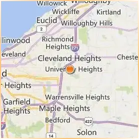 Ursuline College Location Map Ursuline College Location Map