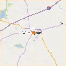Wilmington College Location Map